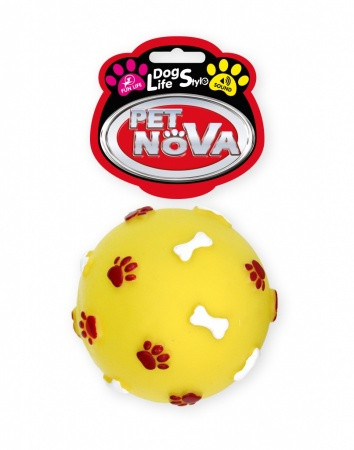 Іграшка для собак М'яч з гравіюванням Pet Nova 7.5 см
