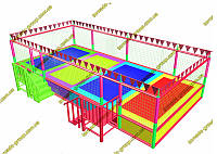 Батутная арена джамп "Кватро"