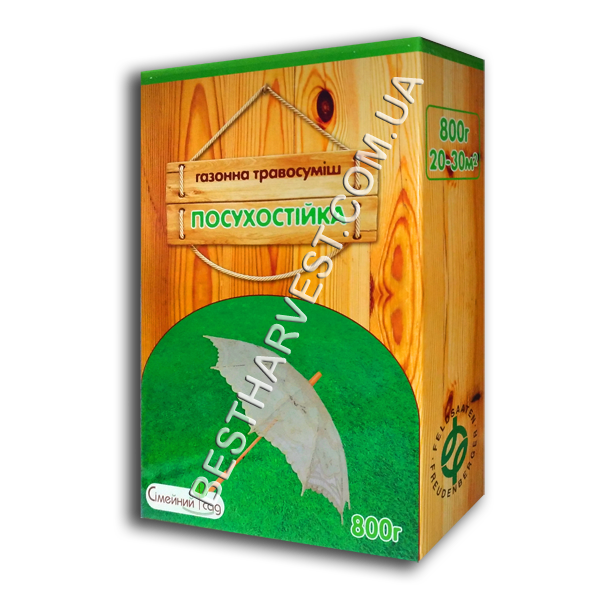 Насіння газонної трави «Посухостійка» 800 г