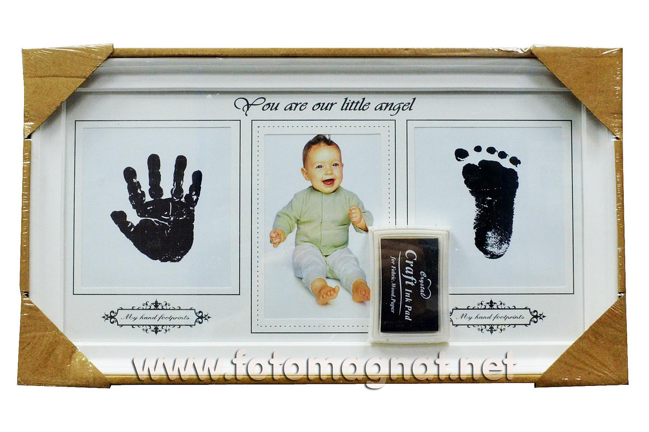 Мультирамка "Мой Малыш" с Отпечатком Ручки и Ножки (рамка для ...