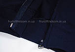Чоловіча легка кофта на замку Глибоко темно-синя Fruit Of The Loom 62-162-AZ L, фото 5