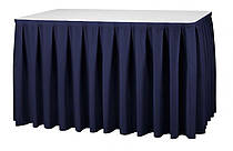 Складки Черная Фуршетная юбка Бантовой складкой 1:2. Пример пошива.