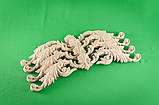 Дерев'яний різьблений декор для меблів/ Декор горизонтальний/ Код ДГ20, фото 3