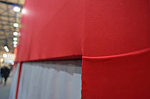 Ткань стрейч для стен на конструкции