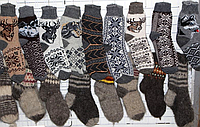 Шерстяные мужские носки - разные расцветки