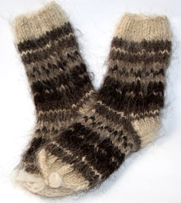 Зимові чоловічі шкарпетки собача шерсть