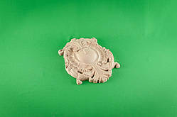 Картуш різьблений дерев'яний/ декор для меблів/ Код КА 1