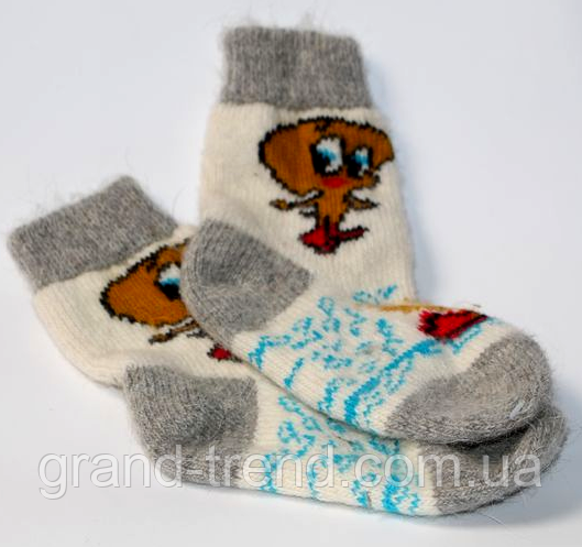 Дитячі шкарпетки з овечої вовни