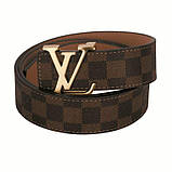 Ремінь жіночий Louis Vuitton Brown Луї вінон, фото 2