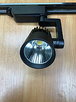 Світлодіодний світильник трековий SL-4003 20W 4000К чорний Код.58437, фото 3
