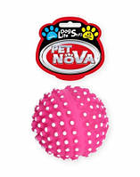 Іграшка для собак М'ячик масажер ясен Pet Nova 6.5 см