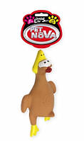 Игрушка для собак Курица виниловая Pet Nova 26 см