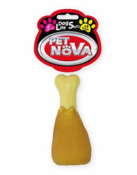 Іграшка для собак Куряча ніжка Pet Nova 13 см