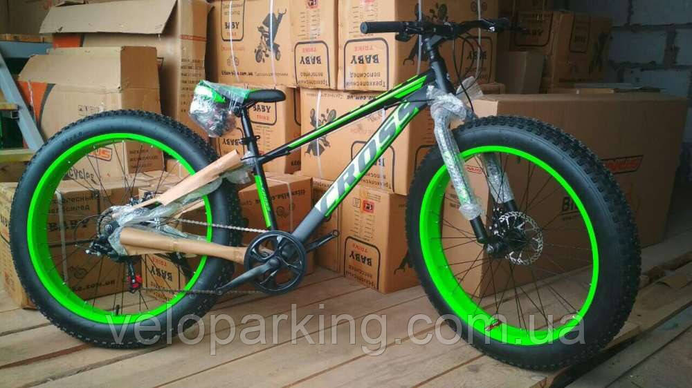 Велосипед позашляховик фетбайк Cross Tank 26 (fatbike) 2018 All