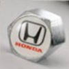 Ковпачки на ніпеля,золітники з лого Honda white Хонда білий