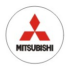 Ковпачки на ніпеля,золітники з лого Mitsubishi white Мітсубіші білий