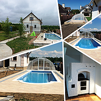 Загородный домик и бассейн Иванковичи 1