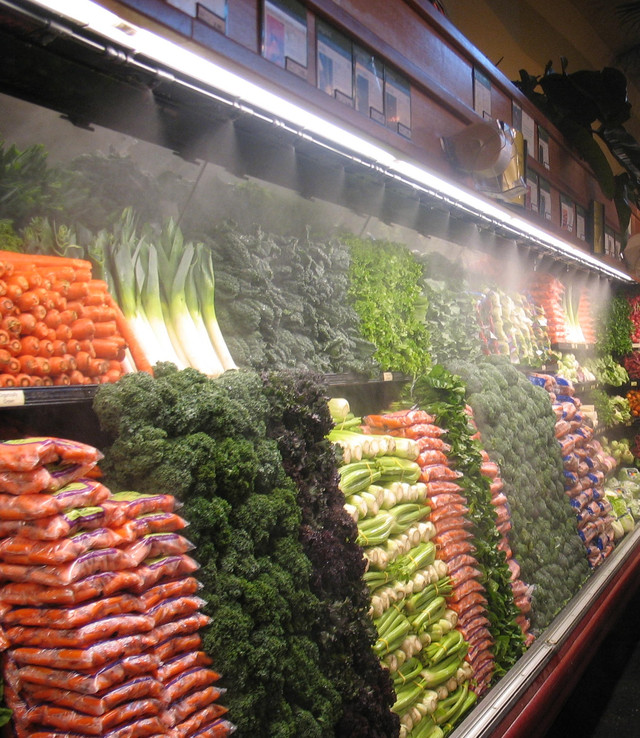 система туманоутворення для овочів і фруктів туманообразование для магазинів