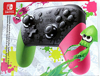 Nintendo Switch Pro Controller Splatoon джойстик чорний