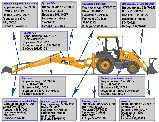 Ремкомплект гідроциліндра JCB 991/00123, фото 5