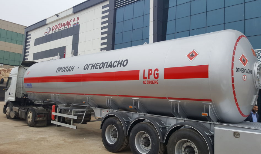 Автоцистерна DOĞUMAK DM - LPG 55 GRY для перевезення газу, фото 1
