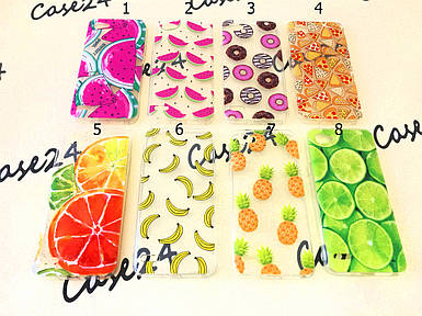 TPU чохол Ultraprint на LG Q6 Фрукти