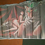 Символ 2022г Тигр. Наклейка на заднее стекло авто 130см*70см, фото 3