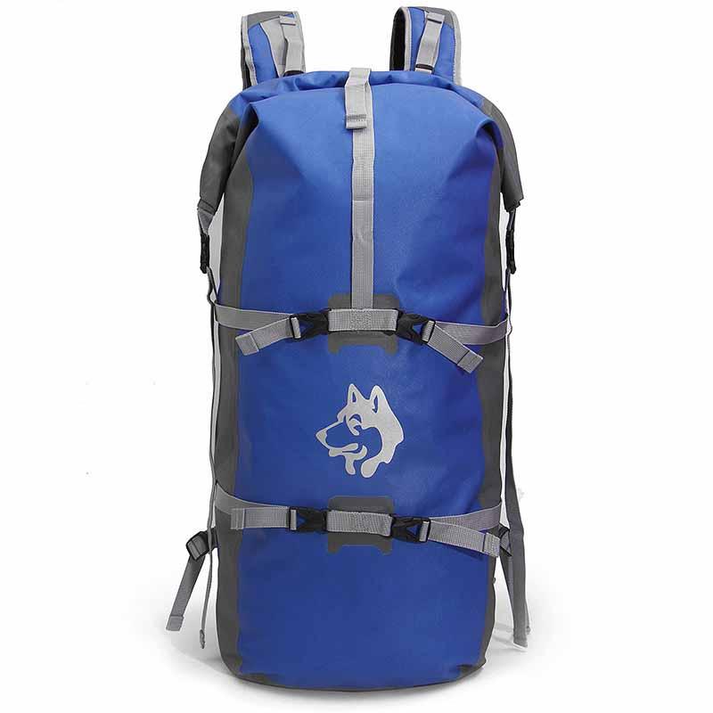 Рюкзак спортивний водонепроникний Jungle King 45L синій