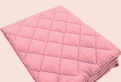 Зимова тепла ковдра 195*215. Холлофайбер. Персик., фото 5