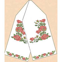 Заготівка під вишивку бісером рушник Ніжні троянди