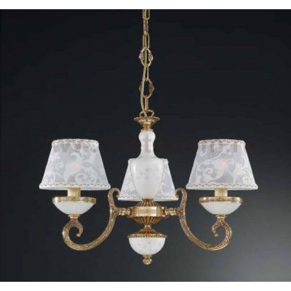 Люстра RECCAGNI ANGELO L 8380/3 oro fr./ primavera/ ricamo