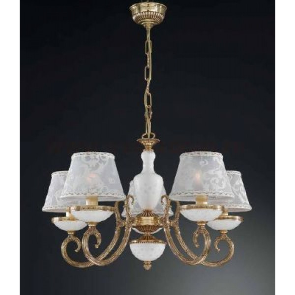 Люстра RECCAGNI ANGELO L 8380/5 oro fr./ primavera/ ricamo