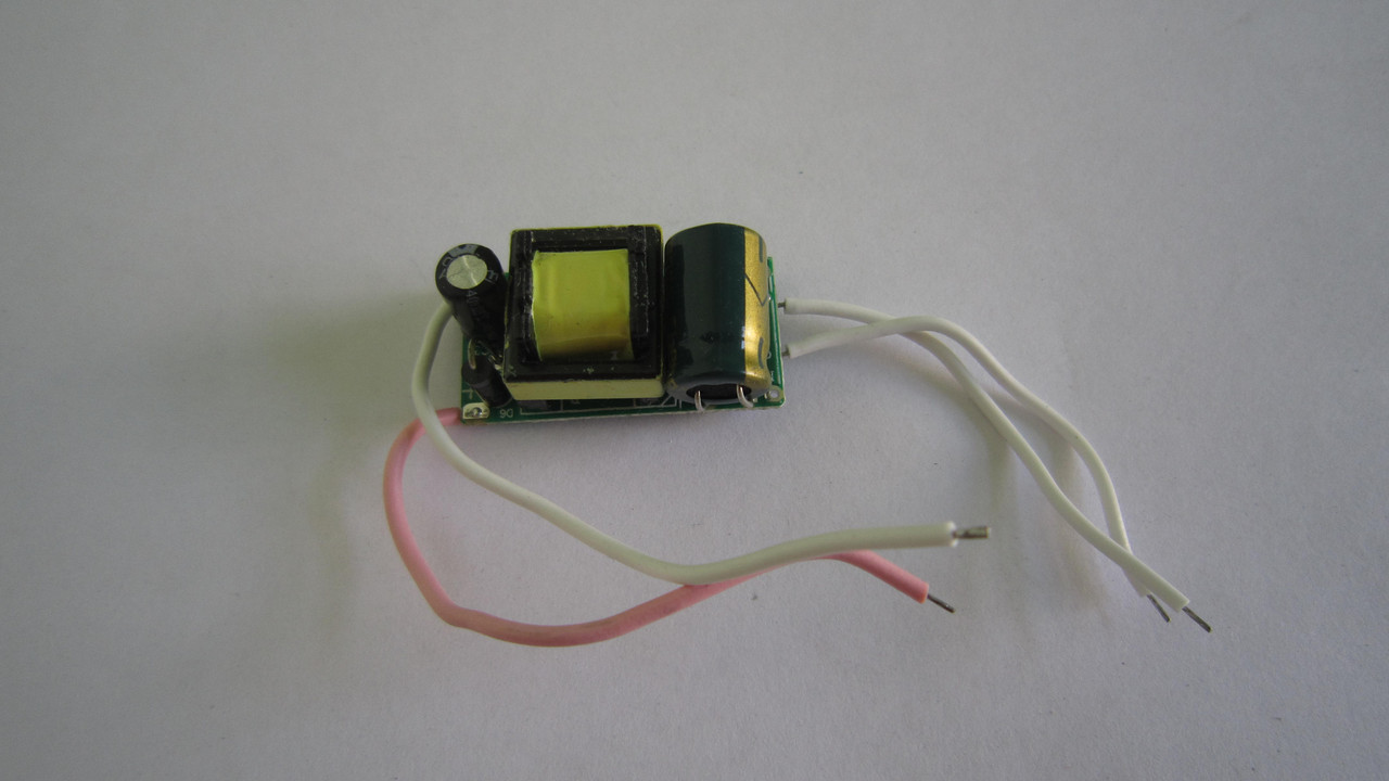 Димируемый стабилизатор тока для светодиода (драйвер) 220V: 1*3W (600mA ...