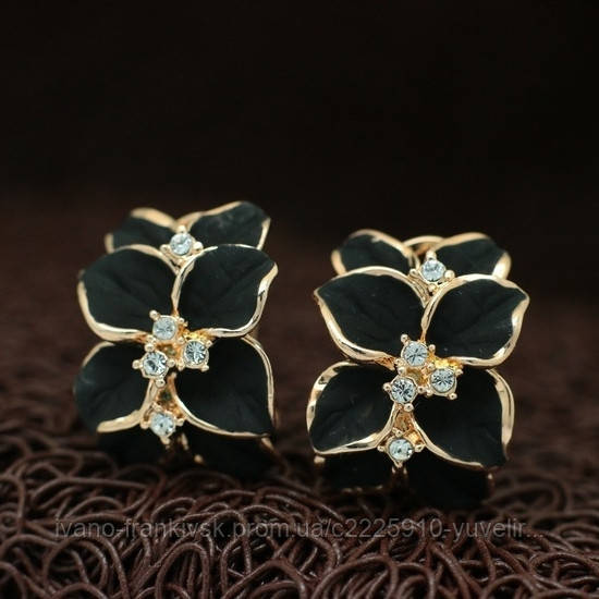 Сережки "Східні квіти маніли"