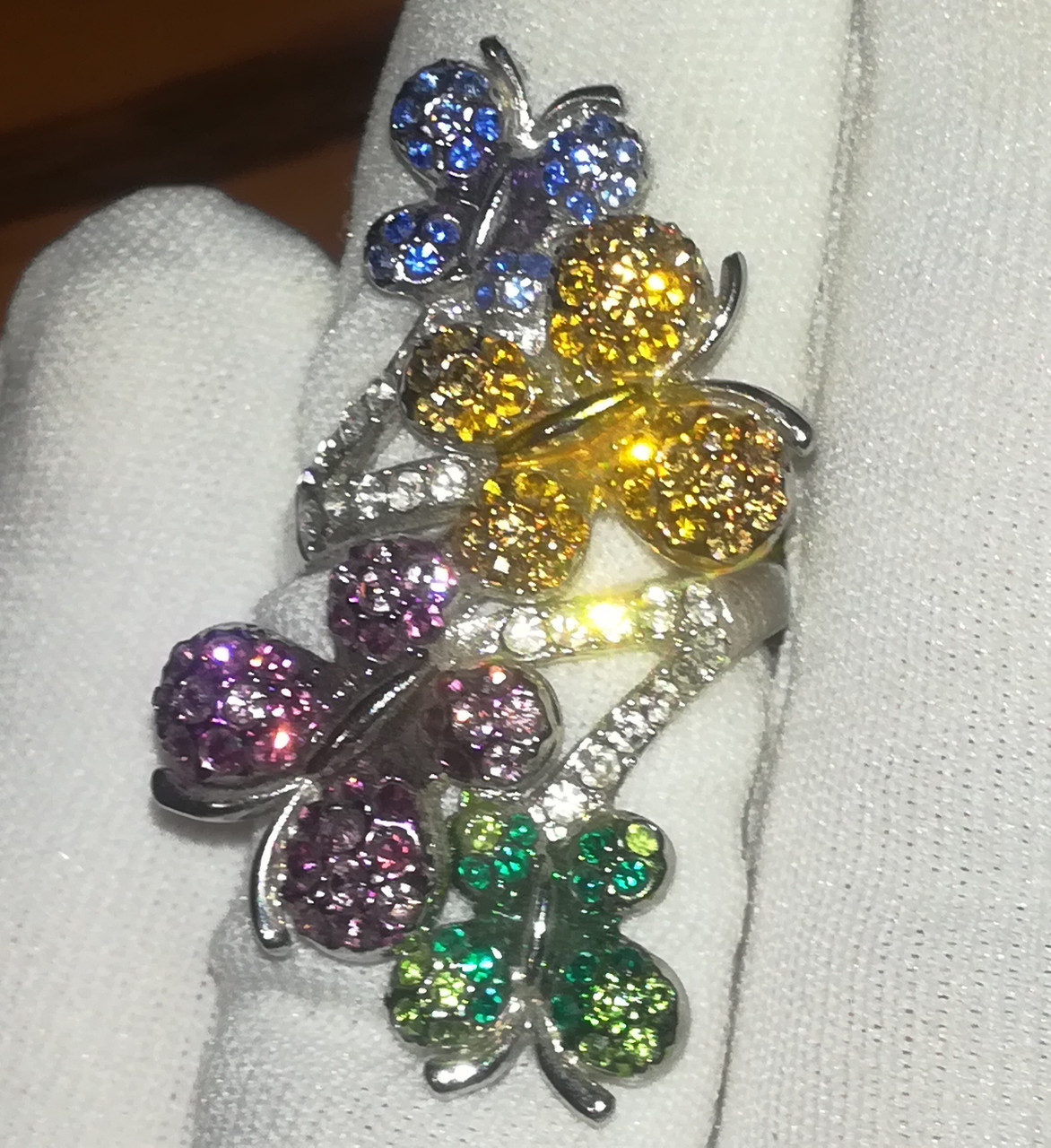 Каблучка Swarovski  Розмір 16.5, фото 1