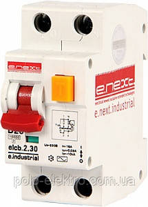 Вимикач диференціального струму (дифавтомат) e.industrial.elcb.2.C16.300 2р 16А З 300мА