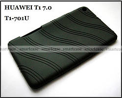 Протиударний силіконовий чохол бампер для Huawei T1 7.0 701U чорний