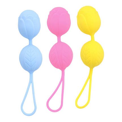Вагінальні жіночі кульки кегеля медичні Lovetoys для новачків (без коробки), фото 1