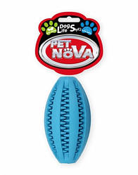 Іграшка для собак М'яч регбі SuperDent Pet Nova 11 см