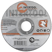 Круг відрізний по металу INTERTOOL CT-4003