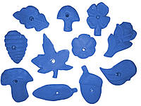 Зацепы для скалодрома Укркомпозит "Растения" цвет синий
