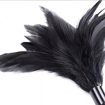 Щекоталка з пір’я чорна Feather Tickler для лоскотання і секс ігор, фото 2
