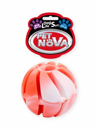 Іграшка для собак каучуковий М'яч SnackBall Vannila Pet Nova 6 см (L)