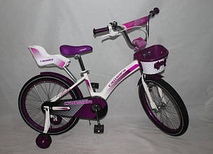 Дитячий велосипед CROSSER KIDS BIKE C-3, 20" Білий/фіолетовий