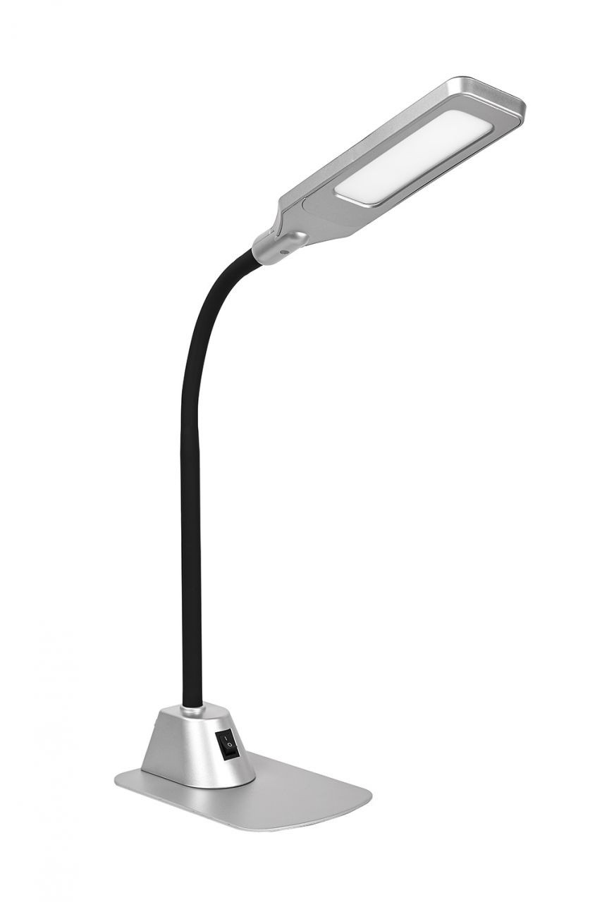 Настольная ЛЕД лампа 5Вт серебро DELUX TF-450 (90008943) - фото 1 - id-p605802509