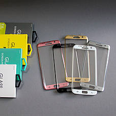 Захисне скло 3D для / Samsung S7 edge Зелене, фото 2