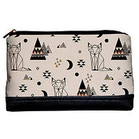 Косметичка дорожня жіноча Lovely Линейная лисичка 26x15x8 см