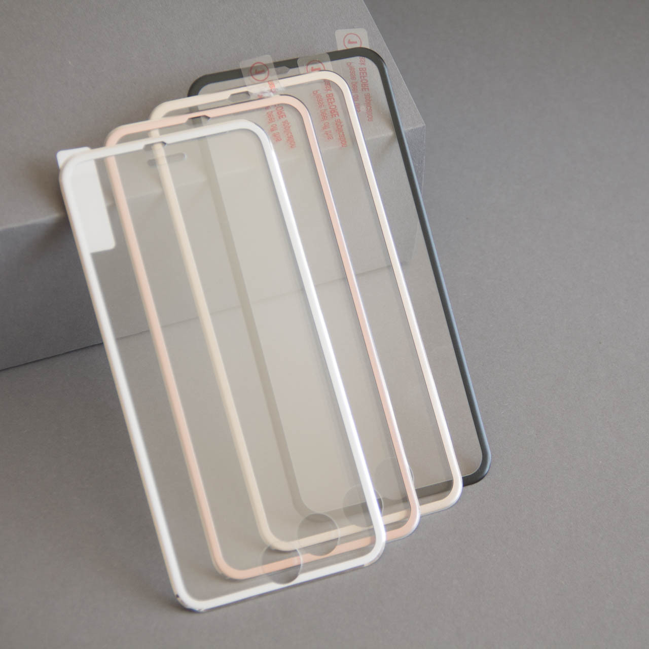 Захисне скло 3D для iPhone 6 Plus / 6s Plus Titanium Rose Gold