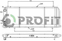 Радиатор охлаждения Audi 100 (1.8) 84-91 Profit