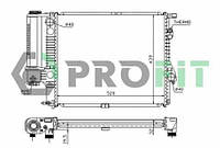 Радиатор охлаждения BMW 5 series E39 95-00 Profit